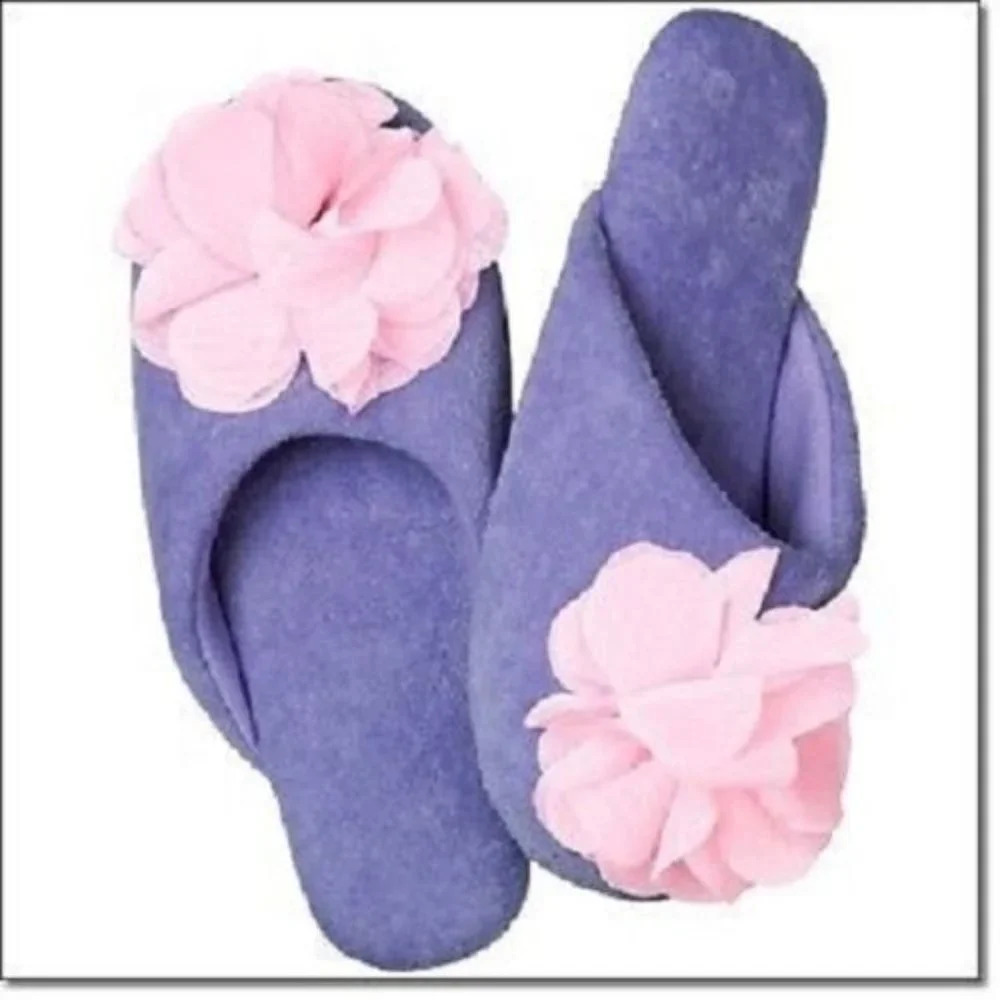 Chiffon Flower Slipper